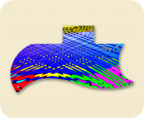 COMICROC - passend für Gibson SG*,  kleines Pickguard, 2 Humbucker